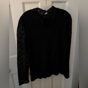 Banana republic navy blouse